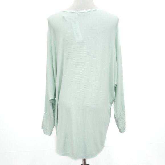 Michael Stars Mint Green Joni Scoop Neck Dolman Sleeve Top Size XL - Picture 3 of 10